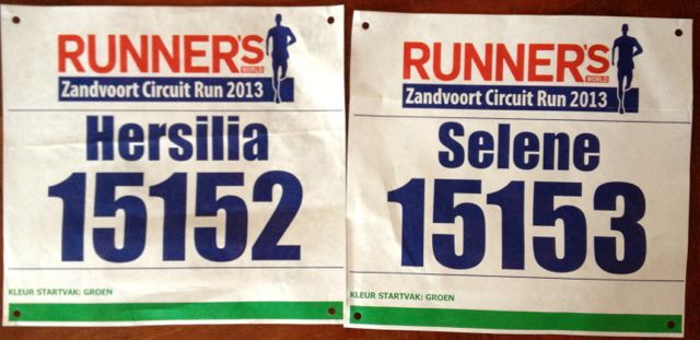 Startnummers Zandvoort
