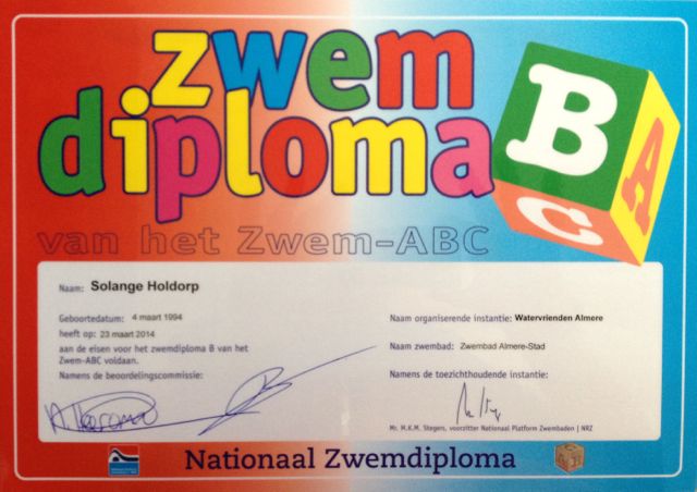 Zwemdiploma B