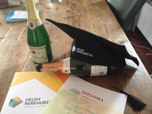 Diploma & Champagne